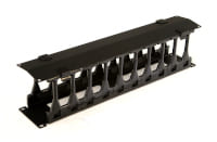 Кабельный органайзер Hyperline CMF-2U-FPL106-MCOV-RAL9005