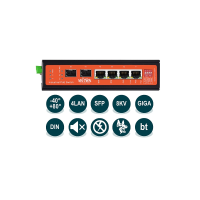 Промышленный неуправляемый коммутатор Wi-Tek WI-PS306GF-I (v2)