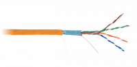 EC-UF004-5E-LSZH-OR Кабель F/UTP 4 пары, Кат.5e, медный, внутренний, LSZH, 305м