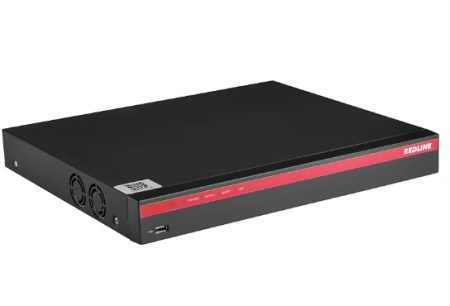 16-канальный POE видеорегистратор с функцией FACEDETECTION и аналитикой IVA, 2 HDD RedLine RL-NVR2216.proT
